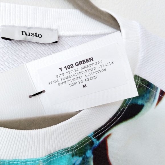 Risto Doppio Artichoke Side-Zip Boxy Sweater - Picture 5 of 8